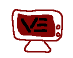 A Computer with the letters VE in them.